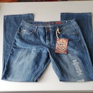 Chip and Pepper Makayla Bootcut Distressed Jeans